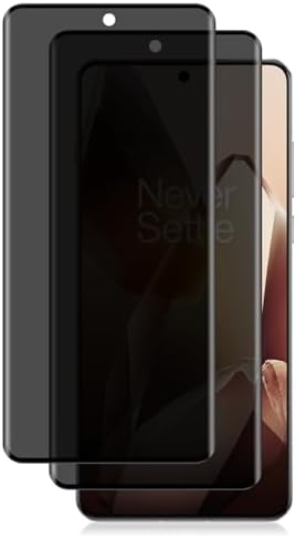 2 pcs Tempered Glass Compatible with OnePlus 13 Privacy Screen Protector [Anti-Scratch] [Anti-Spy] [9H Hardness] Tempered Glass for OnePlus 13 5G