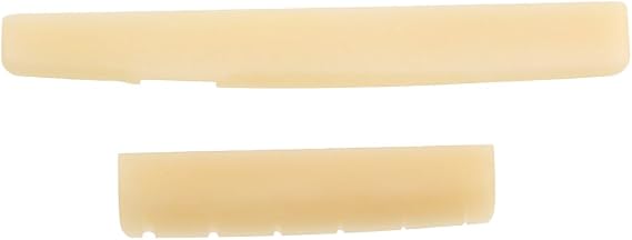 Unbleached Acoustic Guitar Bone Nut & Saddle Set for YMH LL &A Series Acoustic Guitar 44mm / 75mm