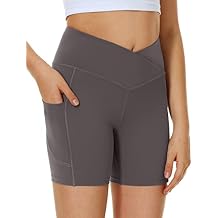 Ewedoos Girls Volleyball Athletic Shorts with Pockets - Preppy Spandex Dance Shorts for Teen Girls