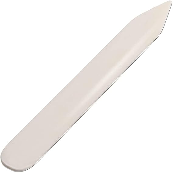 WUTA 100% Genuine Bone Folders Creaser Crafts Scoring Folding Creasing Origami Paper Creaser Crafting Tool for DIY Handmade Burnishing Bookbinding and Paper Crafts,1 Pack