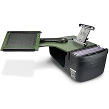 AutoExec Reach Car Desk for Your Vehicle Workstation and Mobile Office, Back Seat Army Green with Tablet Mount
