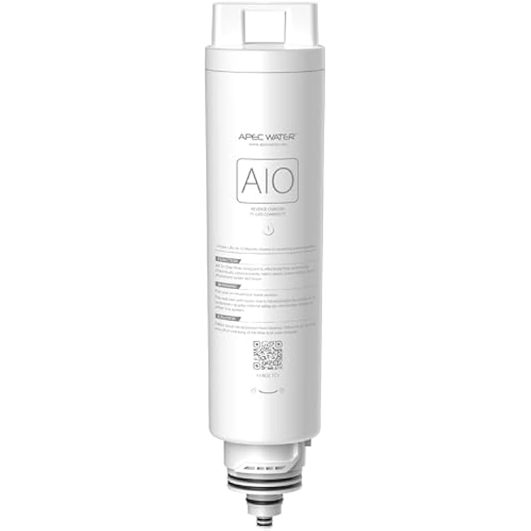 APEC WATER Replacement RO Filter for ROCT-C1, 1 Year Reverse Osmosis Filter Replacement, NSF 372 & 58 Certified 1K Impurities Removed