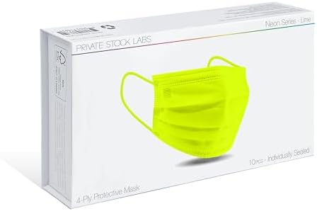 4-Ply Disposable Face Mask, Ultra-Soft & Breathable, Premium Comfort Fit, Individually Sealed (Pack of 10)