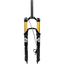 Bike Steerer Tube 1-1/8 Mountain Bicycle Fork Remote Lockout Travel 120mm MTB Suspension Fork 26/27.5/29 Inch