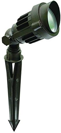 Westgate LED Low Voltage Landscape Spotlight - 12 Volt AC/DC Garden Light - Integrated LED - 400 Lumens - All Accessories Included (6 Watt, 2700K Warm White)