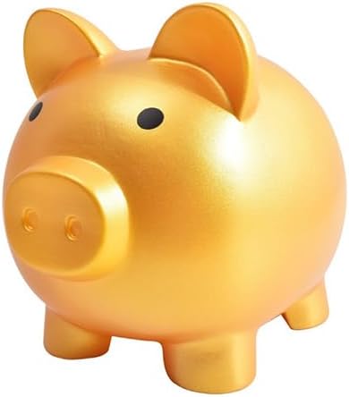 Piggy Bank Gold Pig Piggy Bank Cute Interior Miscellaneous Goods Golden Pig 500 Yen Coin Saving Gold