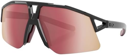KOO Unisex Hype Strade Bianche Cycling Sunglasses | Lightweight Anti-Fog Wraparound Sport Glasses for Road & Outdoor Riding