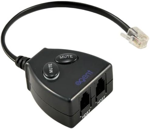 TruVoice Agent Buddy Box Universal Headset or Handset Training Solution with Mute