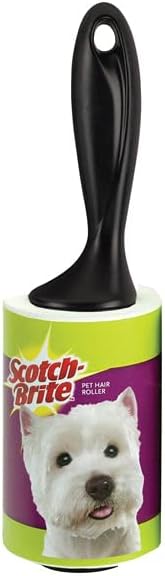 3M 839 Scotch-Brite Pet Hair Roller: 4 in. width (Natural) / 100 sheets