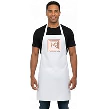 Kosher Chef Apron For Jewish Cooking, White Kitchen Aprons For Jewish Holidays, Shabbat, Rosh Hashanah, Hanukkah