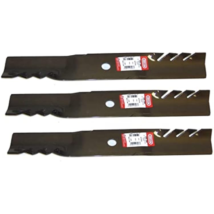 3 Gator Fusion 3-in-1 Mulching Blades - Compatible with: John Deere M115496, M111532, M114582, M113518, M115329, M135590, M76467, GY20569 Set of 3