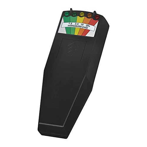 AceFox EMF Meter, 5 LED Magnetic Field Detector, Ghost Hunting Equipment Tester for Home, Office & Outdoor Inspections