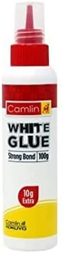 Camlin White Glue Strong Bond 100 Grams Bottle - India 3.5 oz - Glue - Gum