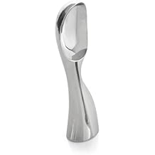 nambe Ice Cream Skoop | Heavy Duty Ice Cream Scoop for Spooning Frozen Hard Gelato, Sorbet and Cookie Dough | Ergonomic Metal Easy-Grip, Made from Zinc Alloy | 7.5 Inch | Dishwasher Safe