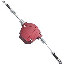 Motorcycle Clutch Cable Easy Pull System for CR125 CRF250R CRF450R GSXR 600 750 1000 FZ09 MT09 YZF R6 R25 CRF230F CRF150F YZ80 YZ85 YZ125 YZ250 YZ250F YZ450F WR250F WR250R Dirt Pit Bike (Red)