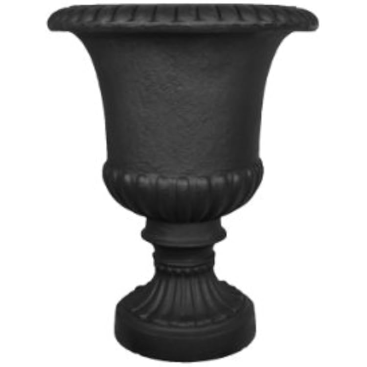 Tusco Products Urn Planter Large, 22-inch, Black