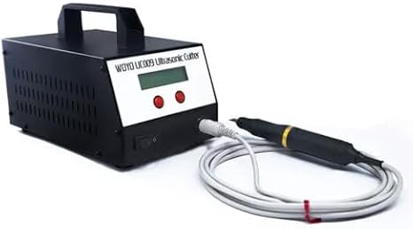 UC009 Ultrasonic Cutter Ultrasonic Cutting Knife for Plastic PVC PET W/ 6 Blades