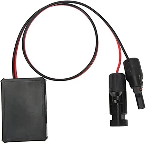 Honseadek High-Reliability Solar Panel to USB-C Adapter with Voltage Regulation for Off-Grid Power Stations — 10 AWG Copper Wiring, 2 USB-A / 1 USB-C/DC Interface