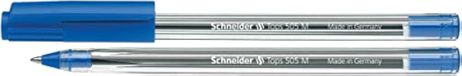 Schneider buyers ballpoint pen Tops 505, clamshell model, F, BL Blue