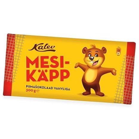 Mesikapp milk chocolate with wafer 300g