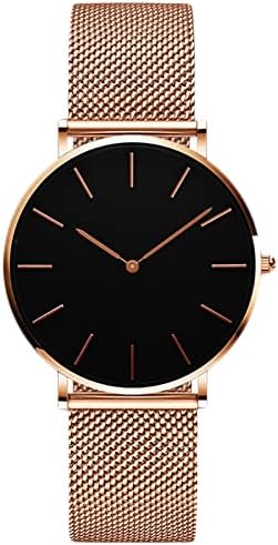 RORIOS Womens Watches Waterproof Quartz Analogue Watches with Mesh Strap Stainless Steel Minimalist Watches Ladies Watches