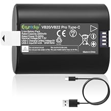VB22 VB20 Battery for V350, V350C, V350F, V350N, V350O, V350S V480C V480S V480N V480O V480F V480O 7.2V 2200mAh USB C Charging (Black)
