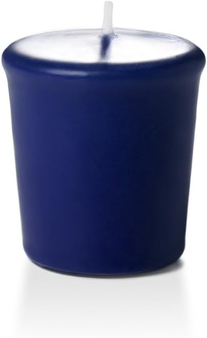 yummi 15hr Unscented Navy Blue Votive Candles - 9 per Pack