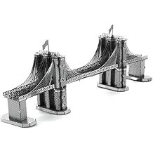 Fascinations Metal Earth Brooklyn Bridge 3D Metal Model Kit