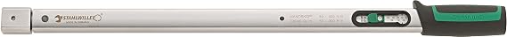 STAHLWILLE No. 730/40 Quick Torque Wrench Manoscope Triggering, Double Scale 80-400Nm/60-300ftlb Tool Holder 14x18mm for Insertion Tools