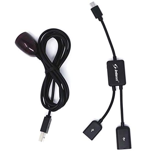 Inteset IReTV USB IR Receiver & USB Y Cable for use with F-TV, with The Inteset INT422 & Harmony Remotes Remote not Included