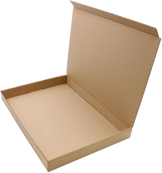 Laptop Boxes for Shipping, Postage, Packing - Size 46 x 34 x 5 cm - Easy Assembly and No Tape Needed