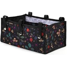 Walker Bag Under Seat for Four Wheel Rollator, Rollator Bag Tote Organizer Pouch Storage to Walkers for Senoirs, Walker Accessories (Clover, medium), YD-2452