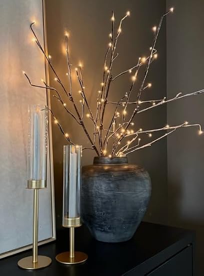 39" Starlit Birch Branch