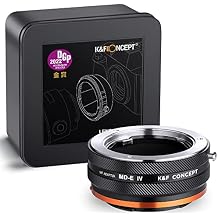K&F Concept Lens Mount Adapter MD-NEX IV Manual Focus Compatible with Minolta Rokkor (SR/MD/MC) Lens and Sony E Mount Camera Body