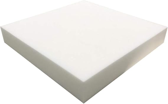 3" X 24" X 24" Upholstery Foam Medium Firm, Soft Support, Chair Cushion Square Foam for Dining Chairs, Wheelchair Seat Cushion Replacement