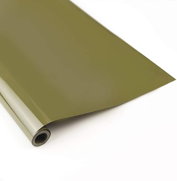 2m/roll RC Airplane Covering Film for RC Airplane Covering Film Foils/Covering/Decal for Balsawood Airplane Laser Cut Balsa Kit DIY Hot Shrink Film (Olive FL-012-3)
