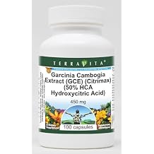 Garcinia Cambogia Extract (GCE) (Citrimax) (50% HCA Hydroxycitric Acid) - 450 mg (100 Capsules, ZIN: 512451)