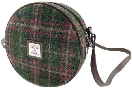 Glen Appin Bannock Small Harris Tweed Round Shoulder Bag LB1204