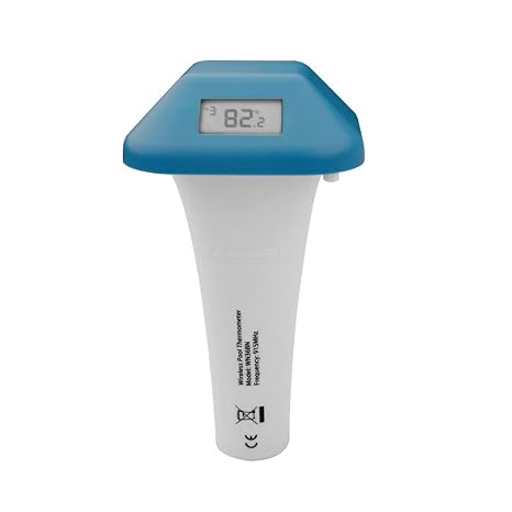 Ambient Weather WH31PF Wireless Waterproof Floating Pool & Spa Thermometer | Compatible with Ambient Weather WS-1550-IP, WS-2000, WS-2902B, WS-2902C, WS-3000, WS-5000 and ObserverIP Weather Stations