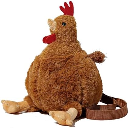 EHORIA Women's Cute Chicken Crossbody Bag, Lovely Animal Style Purse Shoulder Bag for Women Girls