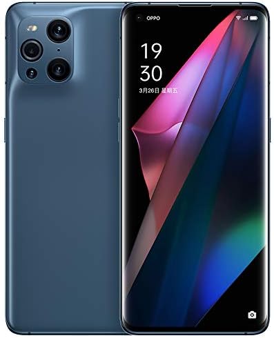 Original Oppo Find X3 Pro 12G+256GB 5G Mobile Phone Snapdragon 888 6.7'AMOLED 120Hz Screen 4500mAh 65W Super VOOC 50MP+50MP NFC Global Cellphone by-(Real Star Technology (Blue (AG Glass))
