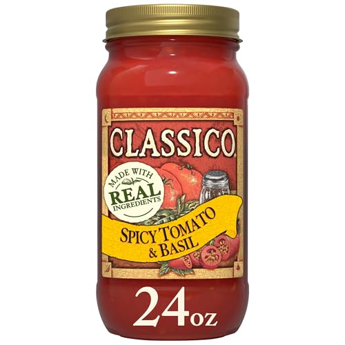 Classico Spicy Tomato & Basil Pasta Sauce, 24 oz Jar