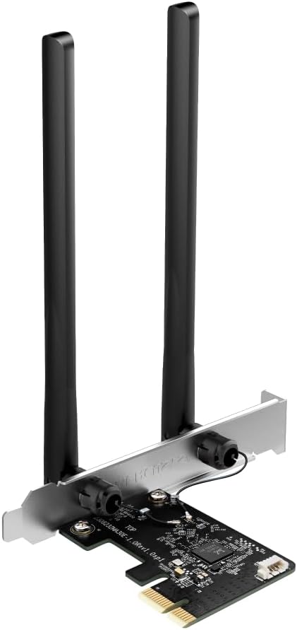 Mercusys MA30E, AC1200MBPS Two-in-One Wi-Fi 5 & Bluetooth 5.0 Pcie Network Card