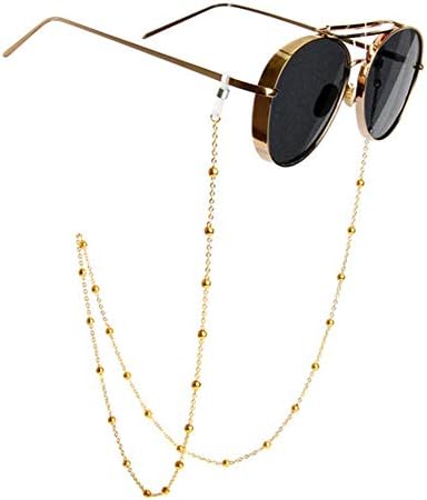 LANG XUAN Pearl Eyeglass Chains Glasses Reading Eyeglasses Holder Strap Cords Lanyards - Eyewear Retainer for Women
