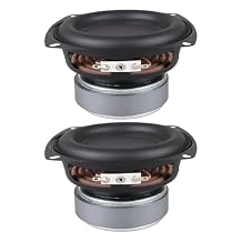 4Inch 30W Heavy Bass Speakers 25Core Voice Coil 4Ohm Impedance Neodymium Magnets Systems Subwoofer ABS Metal Housing