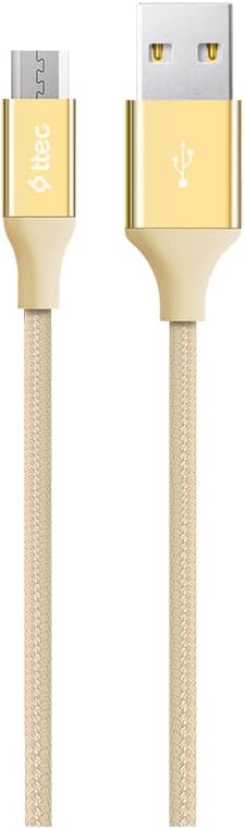 ttec AlumiCable Micro USB 120cm Charging Cable - Gold 2DK11A