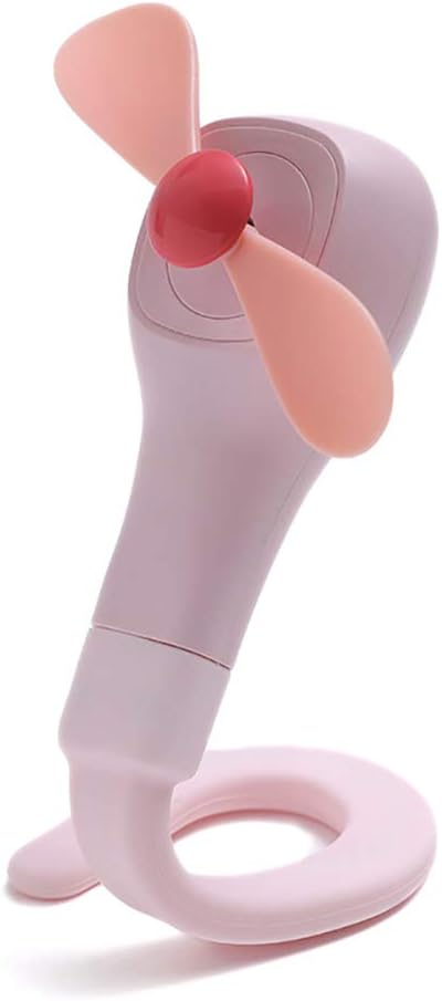 Portable Mini Handheld Fan Cooling Fan 5200mAh Battery Powered Skin-friendly Clip-on Personal Desk Baby Fan Air Circulator Flexible Fan