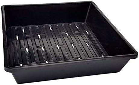 Bootstrap Farmer 1010 Seed Tray - Extra Strength with Holes, 20 Pack, 10" x 10" Seedling Starter for Microgreens, Wheatgrass, Fodder, Hydroponic Growing, 1020 Trays