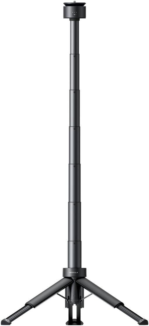 Nebula Capsule Power Bank Tripod, 2H Battery, Adjustable Height | Up to 2H Built-In Battery, Adjustable Height, 0 - 90 Viewing Angle, 3 s Easy Setup, for Capsule Series, Tripod Only