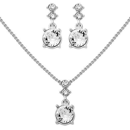 Nine West Womens Necklace & Earring Set